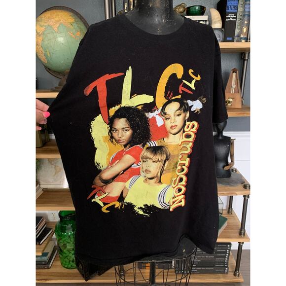 TLC No Scrubs, T-shirt, Size 2XL, Black, Music, Graphic Tee, ~ 230710-MEL 5 821 - Picture 1 of 8